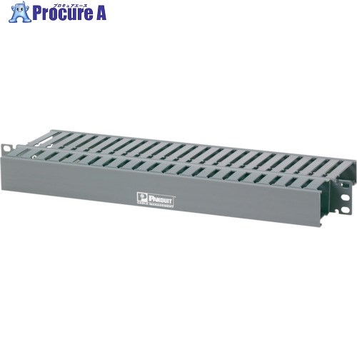 PANDUIT ヒンジ式ダクト型 水平ケーブル管理パネル 両面ダクト 1U WMPLSE WMPLSE 1個 ■▼158-5204 【送料都度見積】|プロキュアエース