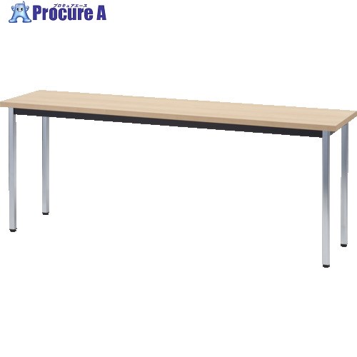 TRUSCO 抗ウイルステーブル チーク 1800×450 TUVT-1845-T 1台 ■▼160-9759