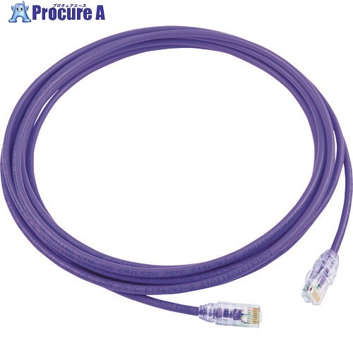 PANDUIT 種族6A細径パッチコード 20m 紫 UTP28X20MVL UTP28X20MVL 10本 ■▼195-0618 【貨物輸送都度積もり書き】