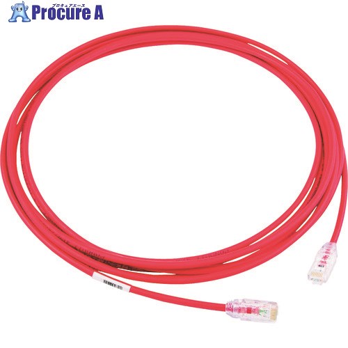 PANDUIT 種目6A細径パッチコード 30m 赤 UTP28X30MRD UTP28X30MRD 10本 ■▼195-0621 【貨物輸送都度積もり書き】