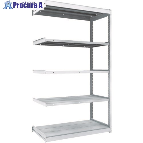 TRUSCO TUG型軽量棚100kg連結 1240X624XH2100 5段 TUG100-74L-5B 1台 ■▼207-5335 ｜プロキュアエース