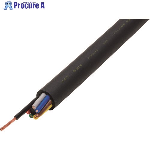 倉茂電気工 ハイプレン VCT 531XX 100M VCT531XX 2X5.5SQ-100 1本 ■▼212-9366