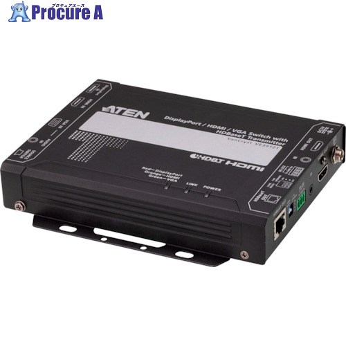 ATEN DisplayPort＆HDMI＆VGAHDBaseTトランスミッター(POH、4K対応) VE3912T 1台 ■▼251-6048 ｜プロキュアエース