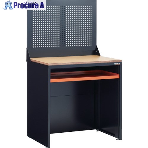 TRUSCO TWB型オープン台 900X650XH920 パンチングパネル付 黒 TWB-900P 1台 ■▼256-2368 ｜プロキュアエース