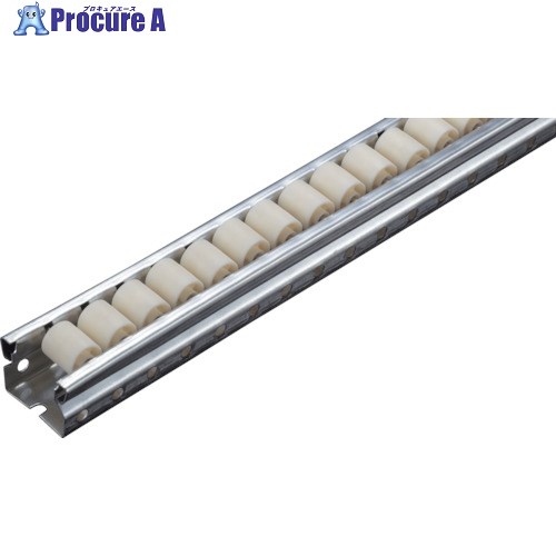 TRUSCO 流動棚用ホイールコンベヤ 樹脂製Φ18 P20XL3000 V-1820UP-20-3000 1台 ■▼300-5593