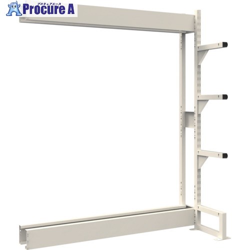 TRUSCO ボルトレス長尺保管棚M1.5 単式連結1800X300XH2400 4段 VRM1.5-8634B 1台 ■▼538-5053 【送料都度見積】｜プロキュアエース