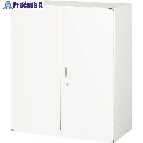 TRUSCO ユニット型壁面書庫 両開き 上置き・下置き両用 H1050 ホワイト UHW-11 1台 ■▼765-8044 ※車上渡し｜プロキュアエース