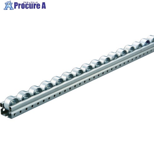 TRUSCO ピッキングラック用SB型スチールホイールコンベヤ Φ36 P50×L3000 V-3620SB-50-3000 1台 ■▼854-9352