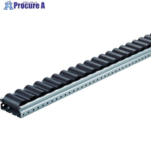 TRUSCO ピッキングラック用 導電ホイールコンベヤ Φ36広広とした P40×L2400 V-3670UD-40-2400 1台 ■▼854-9356