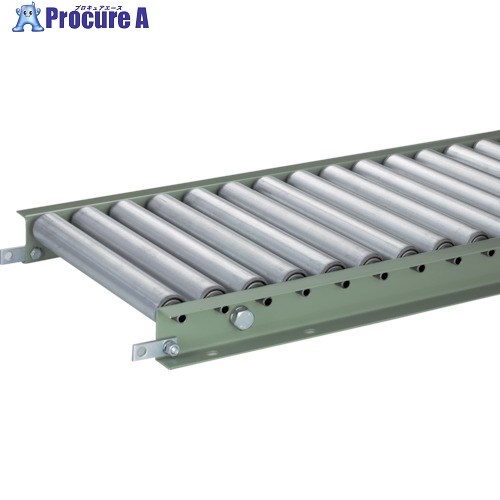 TRUSCO スチールローラーコンベヤ Φ38 W600XP75XL3000 VR-3812-600-75-3000 1台 ■▼855-5546
