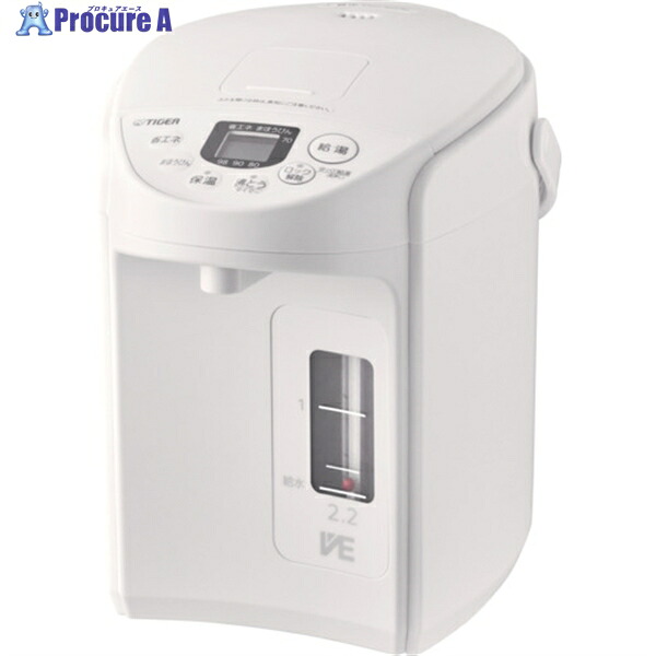TIGER VE電気ポット PIQ-G220WC 1台 ■▼680-4871 【送料都度見積】