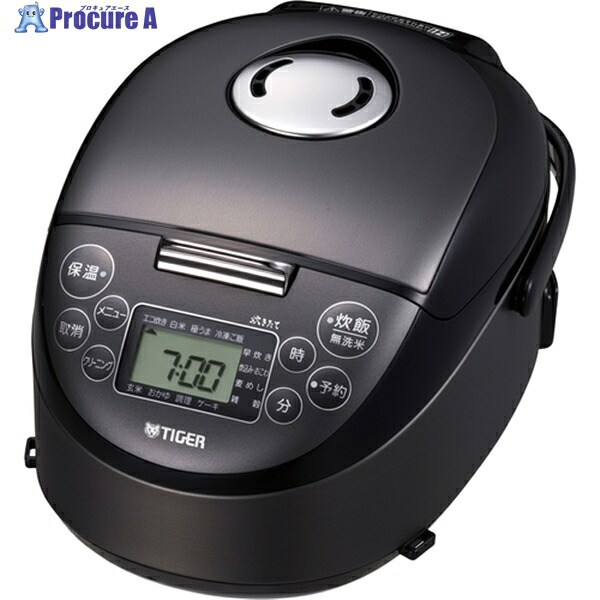 TIGER IHジャー炊飯器 3合 スチールブラック JPF-G055KL 1台 ■▼683-3060 【送料都度見積】