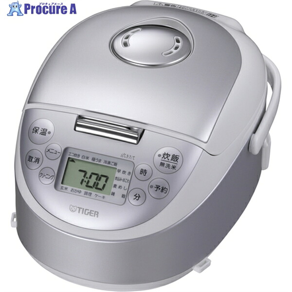 TIGER IHジャー炊飯器 3合 スチールホワイト JPF-G055WL 1台 ■▼683-4613 【送料都度見積】