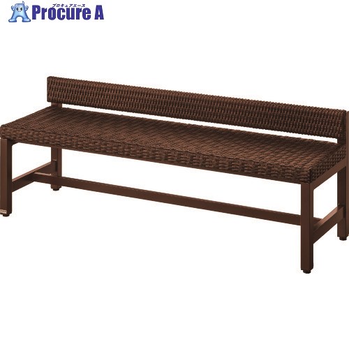 コンドル 屋内外用 ベンチ YB-112L-PE1500(背付) YB-112L-PE 1台 ■▼102-7094 【送料都度見積】 ※個人宅様送り不可