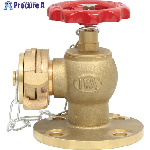 IWA 舟・船用 金管楽器製 フランジ付中島式消火栓弁膜 54NAV0550B 1個 ■▼510-2270 【貨物輸送都度積もり書き】
