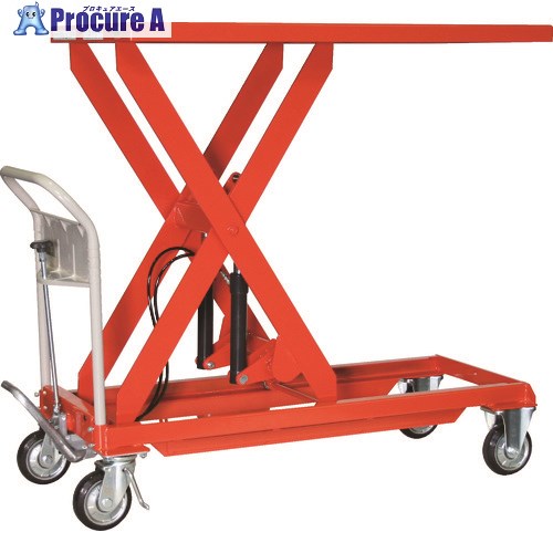 TRUSCO ハンドリフター 500kg 600X1200 HLFA-S500L 1台 ■▼115-7839 ※車上渡し