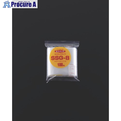 セイニチ ユニパックSS SSG-8 200×140×0.08 (2500枚入) SSG-8 1箱 ■▼126-1540 【送料都度見積】