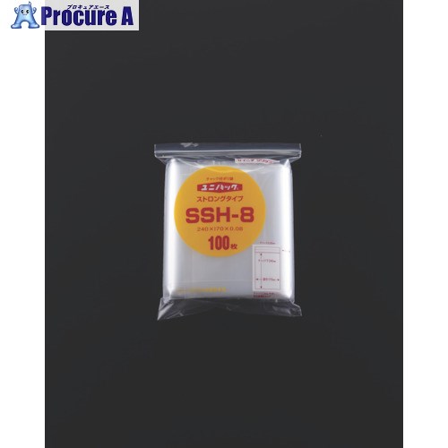 セイニチ ユニパックSS SSH-8 240×170×0.08 (1700枚入) SSH-8 1箱 ■▼126-1543 【送料都度見積】