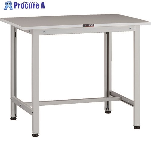 TRUSCO 軽荷重作業台(200kg)AO型 900X600XH740 基本タイプ ホワイト色 AOR-0960 1台 ■▼137-1719