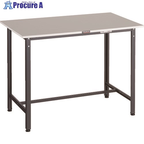 TRUSCO 軽荷重立作業台(300kg)HAE2型 RoHS2対応天板 1200X600XH900 ダークグレー色 HRAE2-1260 DG 1台 ■▼161-1272