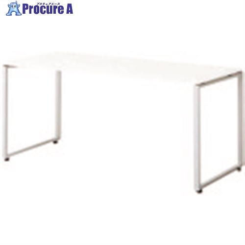 PLUS 632170)SQ デスク(配線口付)SQ-W167H W4/M4 SQ-W167H W4/M4 1台 ■▼211-2665 【送料都度見積】