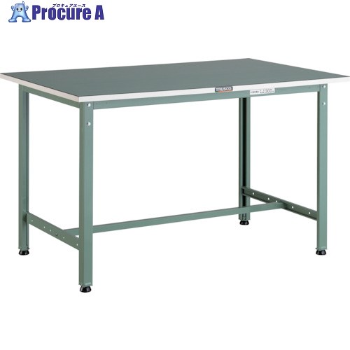 TRUSCO 軽荷重作業台(300kg)AE型 900X450XH742 ビニールマット張り グリーン色 AE-0945E2 1台 ■▼243-5217 20,966円