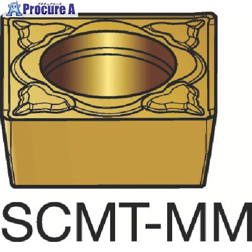SANDVIK コロターン107 旋削用ポジチップ(120) 1115 SCMT 09 T3 04-MM 1115 (120) 10個 ■▼358-7541 【送料都度見積】 ●KO521|プロキュアエース