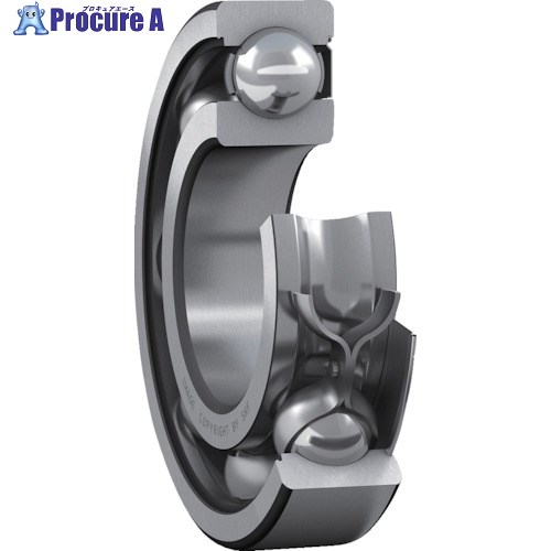 SKF 単列深溝玉軸受 軸受片側鋼板遮蔽物 C3唐鋤ま(唐鋤ま大) 口径80mmX外径170mmX幅39粍 6316-Z/C3 1個 ■▼388-9468 【貨物輸送都度積もり書き】 ベアリング-花・ガーデン・DIY-DIY・工具