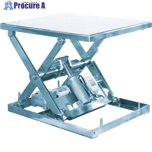 Bishamon ステンテーブルリフト 均等荷重1000kg テーブル寸法780×1340mm NX1000713AB-HL 1台 ■▼453-0802 【送料都度見積】※車上渡し|プロキュアエース