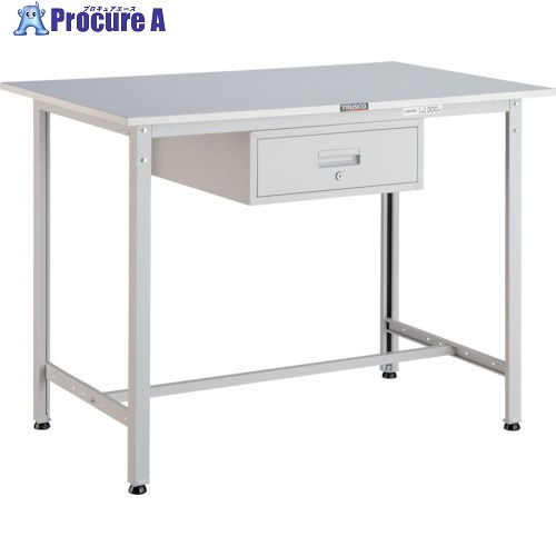 TRUSCO 軽掛け目立御役目台(300kg)HAE型 1200X750XH900 1段引出付 白いこと色 HRAE-1200F1 W 1台 ■▼467-0141 作業台-花・ガーデン・DIY