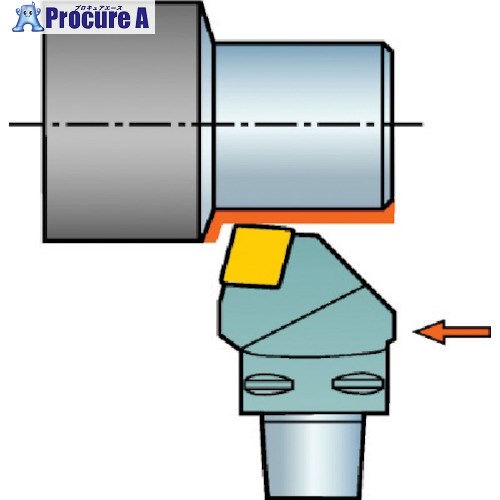 SANDVIK コロマントキャプト T-Max P用カッティングヘッド(410) C5-PCRNL-27060-16 (410) 1個 ■▼567-7530 【送料都度見積】 ●KO521