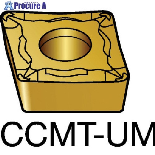 SANDVIK コロターン107 旋削用ポジチップ(130) H13A CCMT 09 T3 04-UM  H13A (130) 10個 ■▼568-8906 【送料都度見積】 ●KO521
