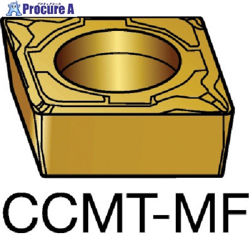 SANDVIK コロターン107 旋削用ポジチップ(120) 2015 CCMT 09 T3 08-MF 2015 (120) 10個 ■▼568-9023 【送料都度見積】 ●KO521