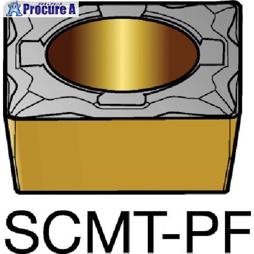 SANDVIK コロターン107 旋削用ポジチップ(120) 1515 SCMT 09 T3 04-PF 1515 (120) 10個 ■▼578-2279 【送料都度見積】 ●KO521