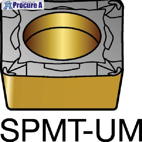 SANDVIK コロターン111 旋削用ポジチップ(130) 1125 SPMT 09 T3 08-UM 1125 (130) 10個 ■▼578-8781 【送料都度見積】 ●KO521