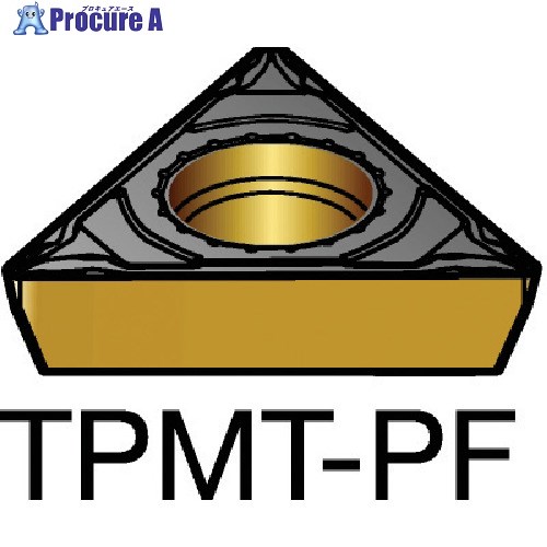 SANDVIK コロターン111 旋削用ポジチップ(120) 5015 TPMT 11 03 04-PF 5015 (120) 10個 ■▼579-8507 【送料都度見積】 ●KO521