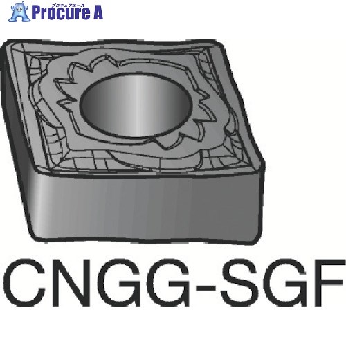 SANDVIK T-Max P 旋削用ネガチップ(110) 1105 CNGG 12 04 12-SGF 1105 (110) 10個 ■▼604-9095 【送料都度見積】 ●KO521