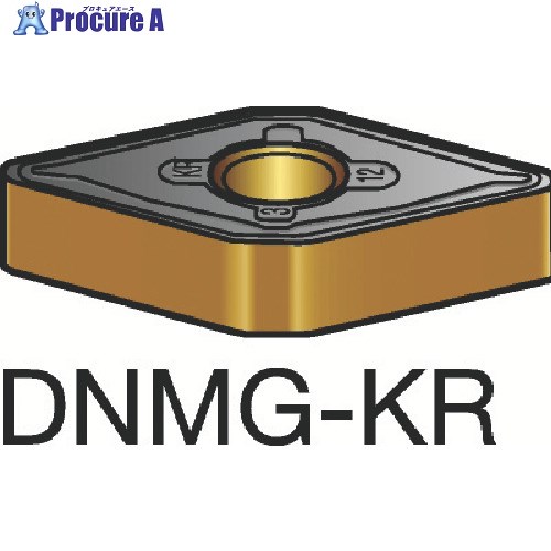 SANDVIK T-Max P 旋削用ネガチップ(110) 3205 DNMG150612-KR 3205 (110) 10個 ■▼605-3190 【送料都度見積】 ●KO521
