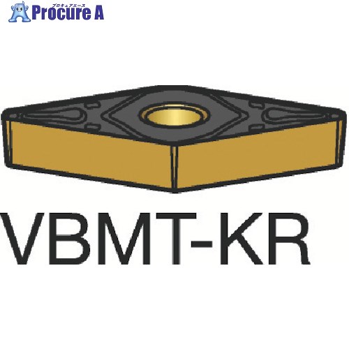SANDVIK コロターン107 旋削用ポジ手当て(120) H13A VBMT 16 04 08-KR  H13A (120) 10個 ■▼617-4388 【貨物輸送都度積もり書き】 ●KO521 旋削用チップ-切削・研削工具用アクセサリー