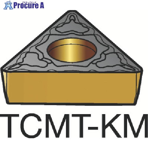 SANDVIK コロターン107 旋削用ポジチップ(120) 3210 TCMT 16 T3 04-KM 3210 (120) 10個 ■▼695-1392 【送料都度見積】 ●KO521