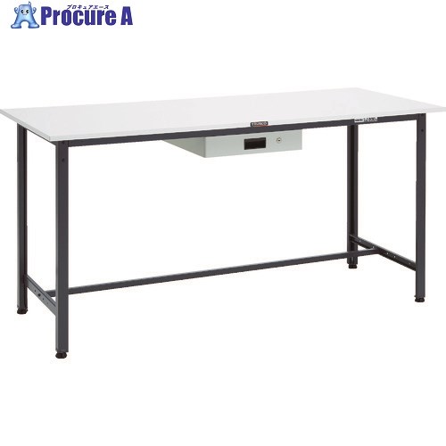 TRUSCO 軽荷重立作業台(300kg)HAE型 1800X750XH900 薄型1段引出付 ダークグレー色 HRAE-1800UDK1DG 1台 ■▼868-8698 ｜プロキュアエース