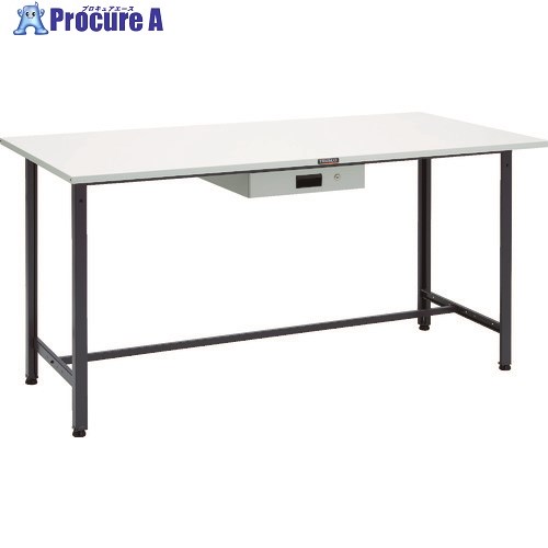 TRUSCO 軽荷重立作業台(300kg)HAE型 1800X900XH900 薄型1段引出付 ダークグレー色 HSAE-1809UDK1 DG 1台 ■▼868-8727 ｜プロキュアエース