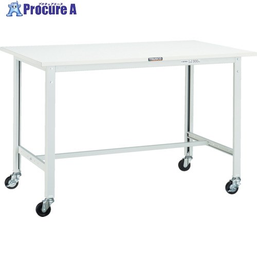 TRUSCO 軽荷重作業台(150kg)AE型 1800X900XH808 φ75キャスター付 ダークグレー色 RAE-1809C75 DG 1台 ■▼770-2744