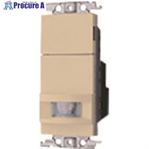 Panasonic ワイド壁取付熱線センサ付自動SW子器 WTK1911FK 1個 ■▼159-0843 【送料都度見積】 ●YA513