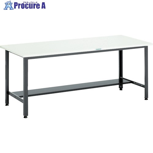 TRUSCO 中荷重作業台(500kg)AEW型 1800X750XH740 基本タイプ ダークグレー色 AEWS-1875 (1800X750MM 500KG) 1台 ■▼285-0117