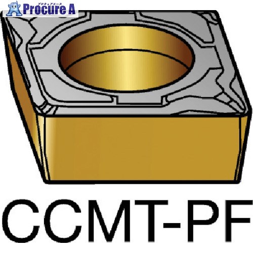SANDVIK コロターン107 旋削用ポジチップ(120) 5015 CCMT 12 04 04-PF 5015 (120) 10個 ■▼568-9538 【送料都度見積】 ●KO521