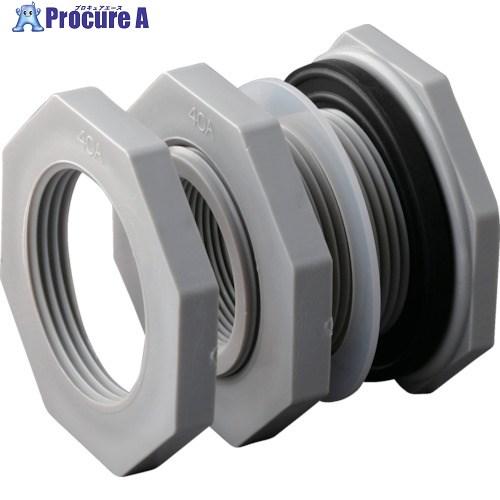 SUIKO PEフィッティング 40A FKM PE FITTING 40A FKM 1個 ▼417-3546