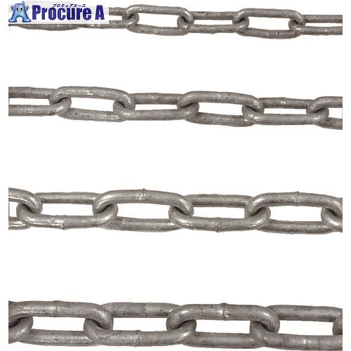 ニッサチェイン 鉄ドブメッキ溶接リンクチェイン 4mm×30m IW40-DOBU 1本 ▼829-0598 |プロキュアエース