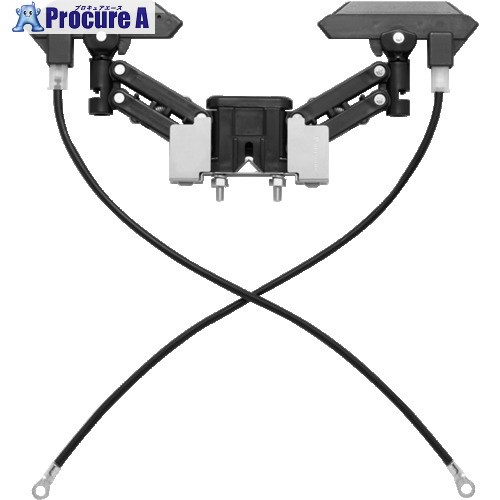 Panasonic 集電アーム 平型接続端子付 タンデム型 平板用 定格:1P600V20A×2 DH56942K1 1個 ▼835-6331 |プロキュアエース