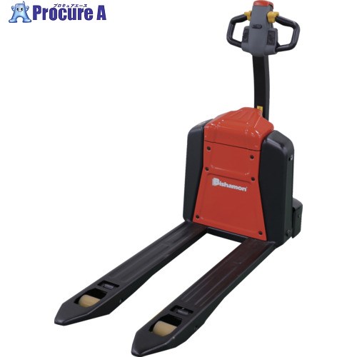 Bishamon 電動ハンドパレットトラック ドライブパレットトラック 均等荷重1500kg フォーク長さ1220×幅150×間隔385mm BDP15LL 1台 ■▼660-9634 【送料都度見積】